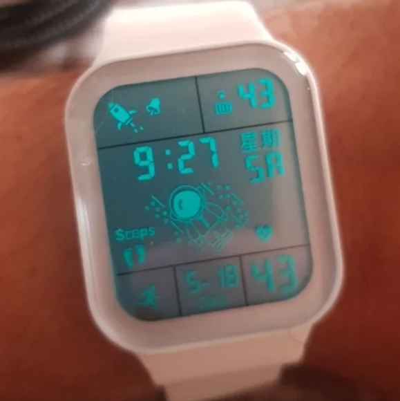 LED White Watch Unisex - Picture 6 of 11